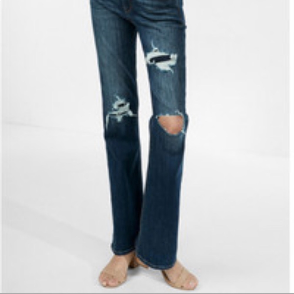 Express Midrise bootcut jeans size 6S
